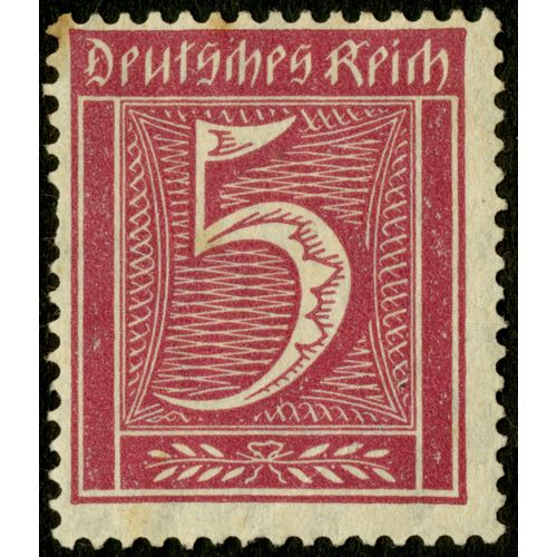 Timbre Oblitéré Deutsches Reich 5