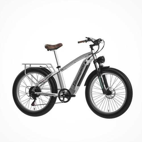 Vélo Électrique - Shengmilo - Mx04 - 48v 500w Bafang Moteur 15ah Batterie Pneus Tout-Terrain 26"*3.0" 7 Vitesses Vélo Électrique Pour Adulte