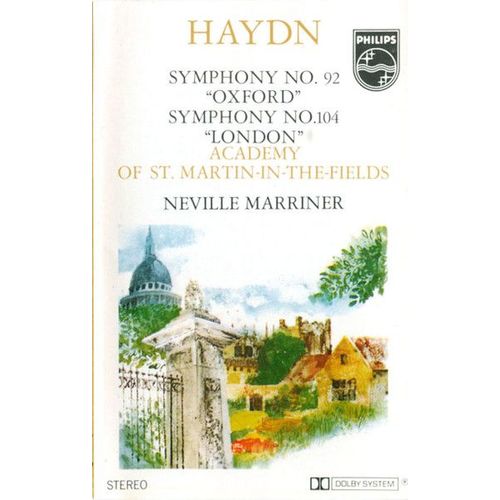 Haydn Academy Of St. Martin-In-The-Fields Neville Marriner Haydn Symphonies No. 92 "Oxford" No. 104 "London