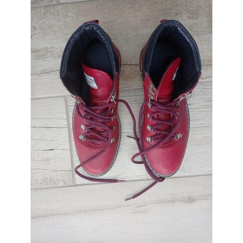 Boots Rouge "Pataugas" T. 41