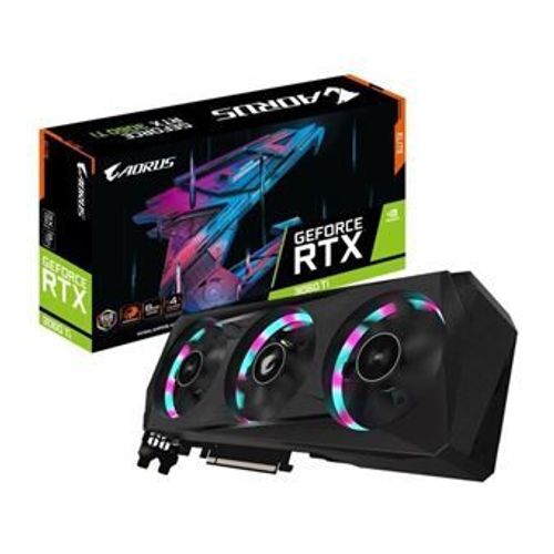 Carte Graphique Gigabyte AORUS GeForce RTX 3060 Ti ELITE 8G (Rev. 2.0) NVIDIA 8 Go GDDR6