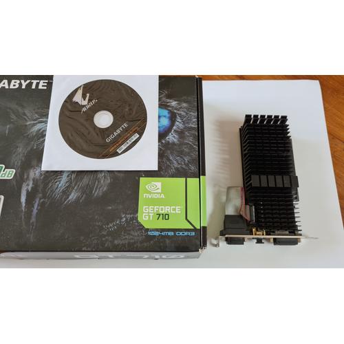 Carte vidéo NVIDIA GEFORCE GT 710 silent DX12 passive cooling