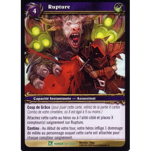 Rupture - World Of Warcraft - Honor - U - 59/208