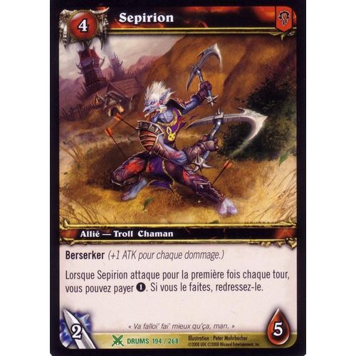 Sepirion - World Of Warcraft - Tambours De Guerre - U - 194/268