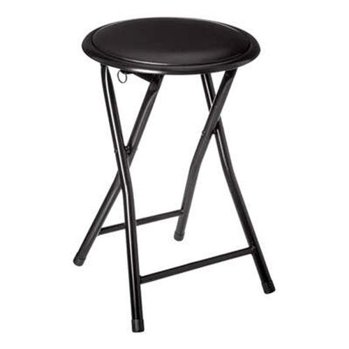 Tabouret Pliant "Basic" 44cm Noir
