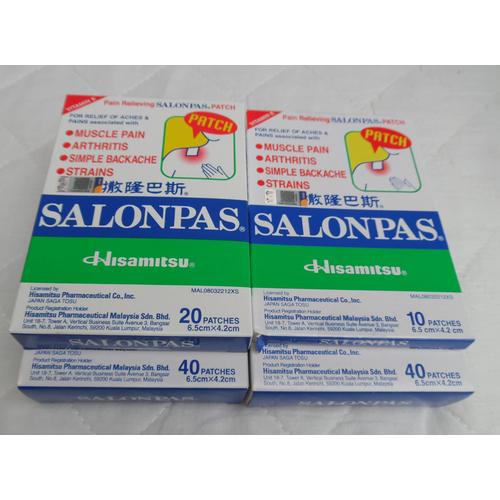 Salonpas-Patch Solagment Douleeurs-Boite De 40x2,20,10=110 Patches