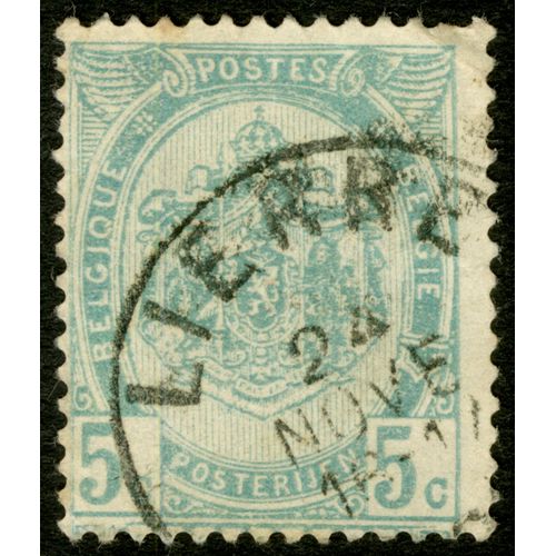 Timbre Oblitéré Belgique, Postes, België, Posterijen, 5 C