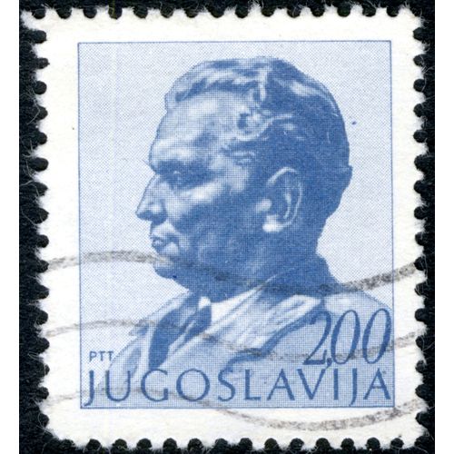 Timbre Oblitéré Jugoslavija, Ptt, 2.00