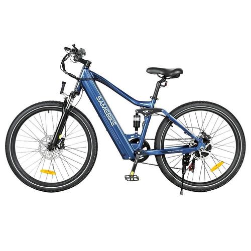 Samebike Xd26-Ii Vélo Électrique 26 Pouces Pneu Kenda Moteur 750w Vitesse Maximale 40 Km / H Batterie 48v 14ah Kilométrage Maximal 110 Km Frein À Disque Hydraulique Shimano 7 Vitesses - Bleu