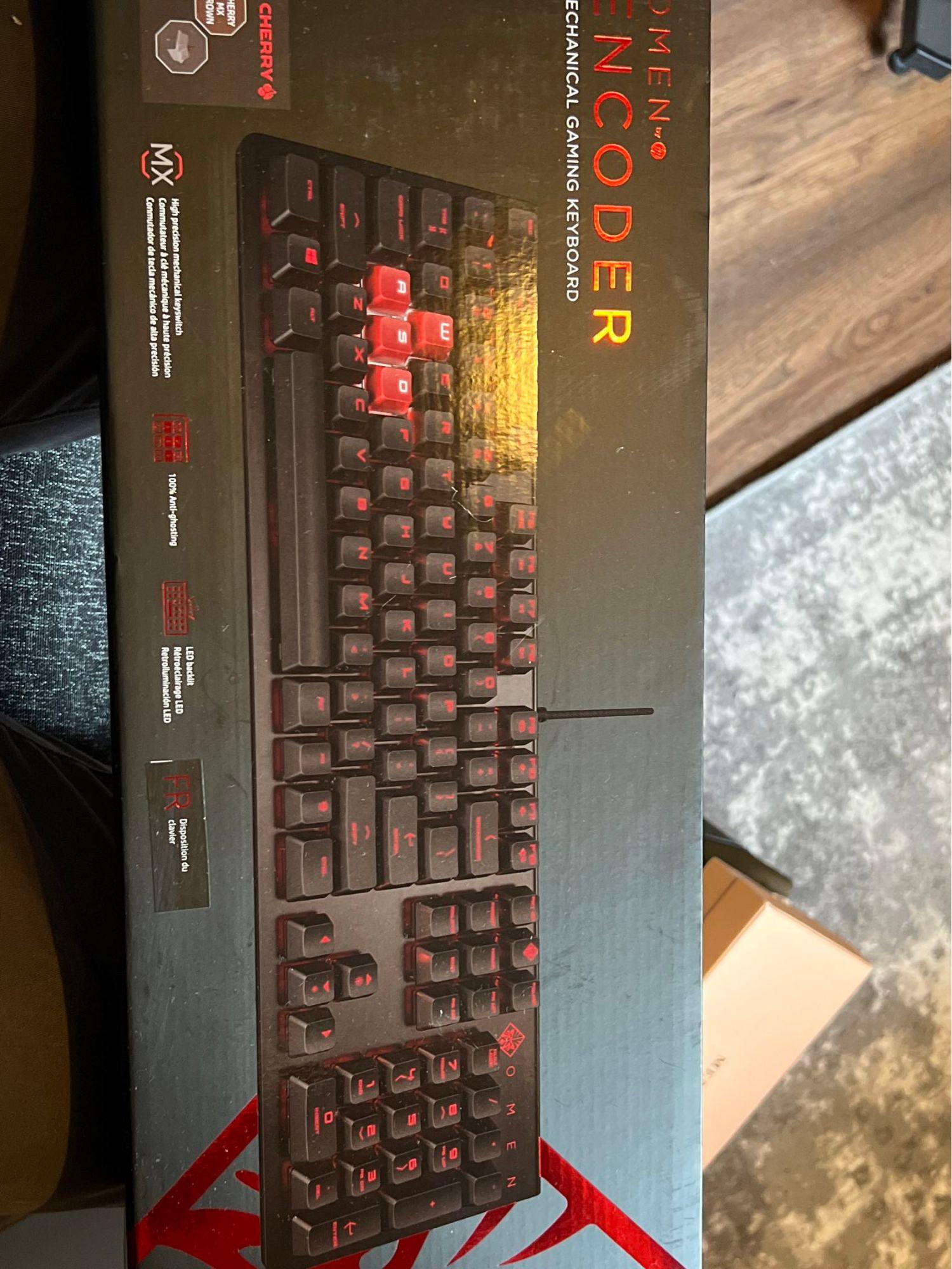 Clavier filaire gaming Omen Encoder - AZERTY - HP Store France