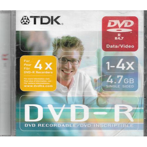 DVD-R 4.7GB TDK single sided