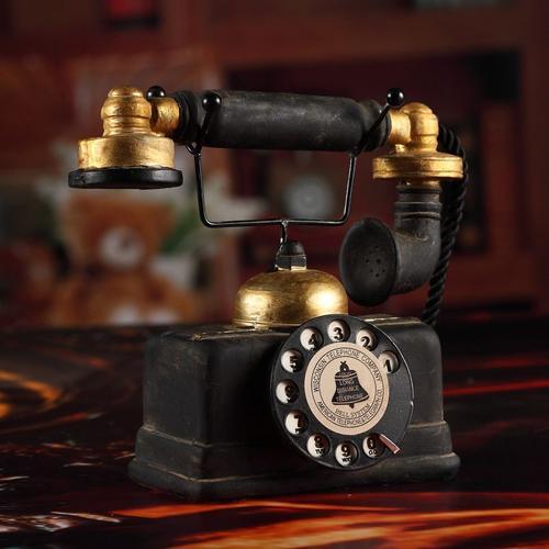 Kcbbe VINTAGE ANTIQUE téléphone balancier Vintage café vitrine Bar
