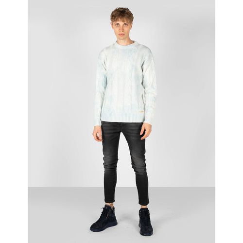 Takeshy Kurosawa Pull - 83063 | Maglia Treccia Sfumata - Blanc
