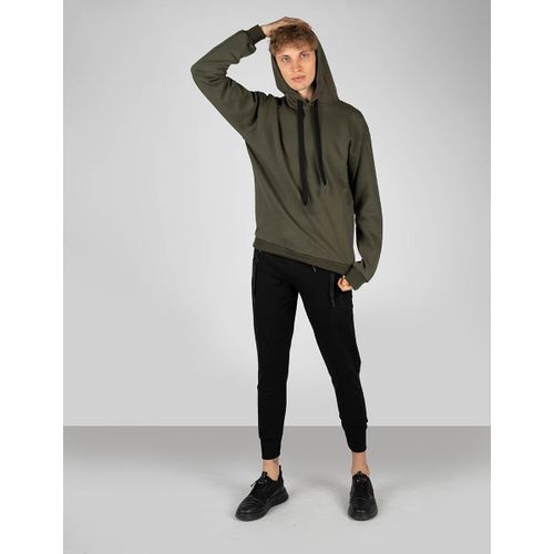 Takeshy Kurosawa Pullover - 83186 | Felpa Hoodie Cappuccio Stampato - Vert