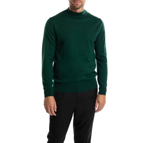Takeshy Kurosawa Pull - 83476 | Maglia Lupetto Calato Lana - Vert