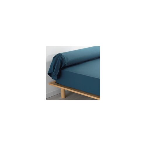 Taie De Traversin 85x185 Cm Percale Bleu |Homeflair