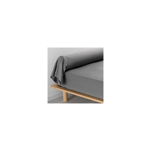Taie De Traversin 85x185 Cm Percale Anthracite |Homeflair