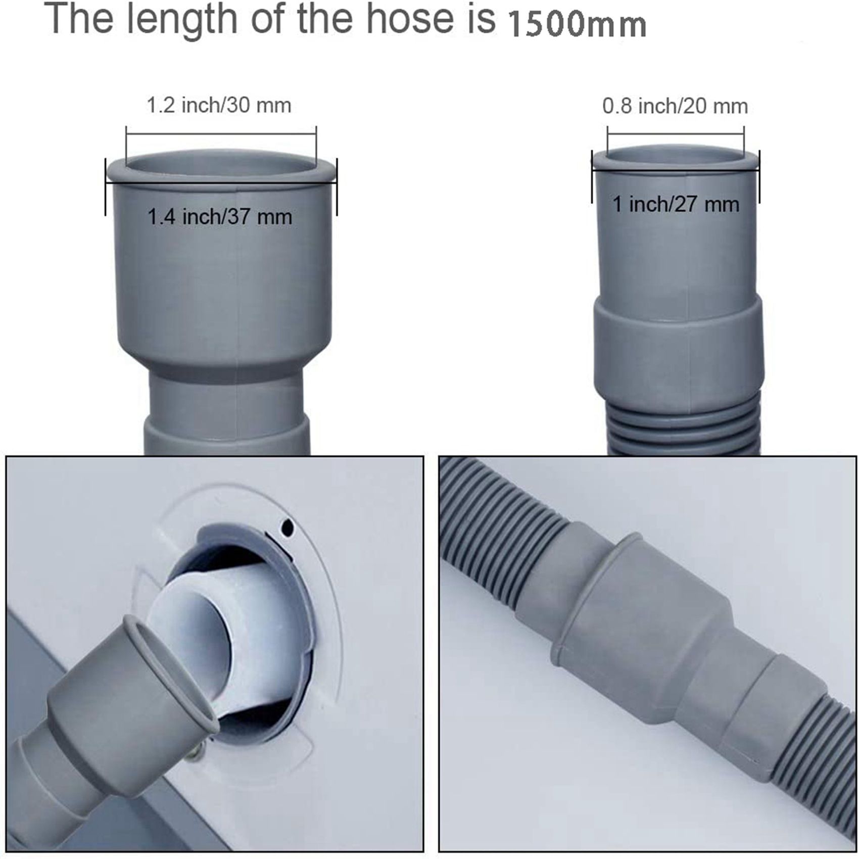 Raccords de tuyau de vidange pour machine  laver  tambour ... - 3