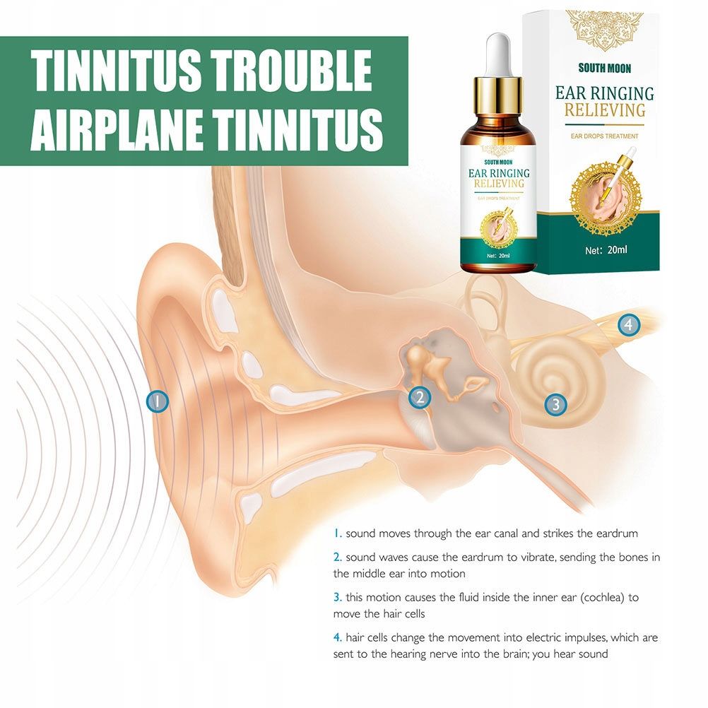 Gouttes Auriculaires Contre Les Acouphenes Pour Les Otites  - 6