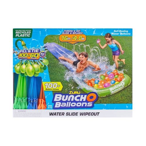 Bunch O Balloons - Water Slide Single Lane W/ 100 Water Balloons (601