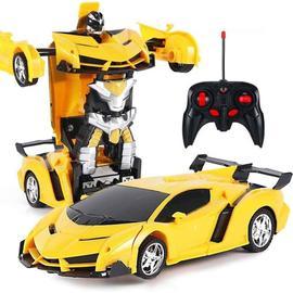 Voiture de Jouet Robot Déformée, 2 en 1 Voiture Télécommandée Transformers,  Voiture Robot Jouets pour garçons de 5 à 12 Ans Déformation Télécommandée