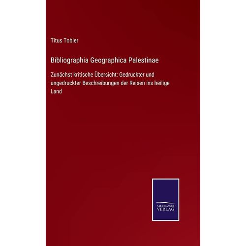 Bibliographia Geographica Palestinae