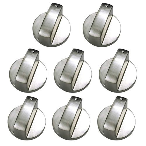 Boutons de commande de cuisinière à gaz en métal brossé EAS, interrupteur de commande de cuisinière, boutons de four, bouton de brûleur de table de cuisson, interrupteur de remplacement de cuisine