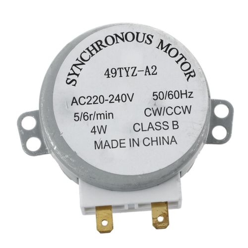 Moteur synchrone pour four miniwave, 220-240V 50/60Hz 5/6RPM 4W, accessoires de four à micro-ondes