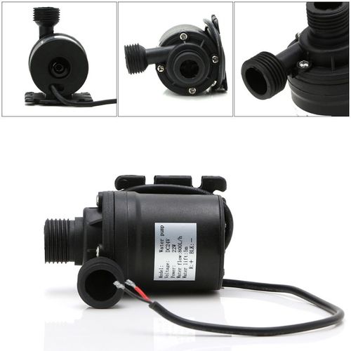 Pompe à eau solaire, 800 L/h, 5 m, 12 V/24 V, avec moteur sans balais