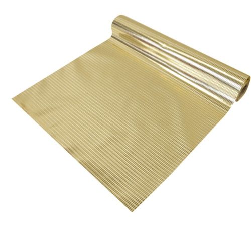 Chemin De Table Satin 28cmx4m Or Métal