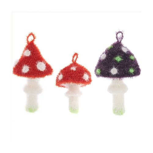 Kit Crochet Creative Bubble - Shrooom : Des Éponges Champignons Pour Une Cuisine Pleine De Fantaisie ! - Rico Design Multicolore