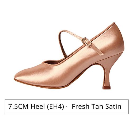 Chaussures Standard En Satin Pour Femmes,Chaussures Classiques En Satin Frais,À Talons Hauts,Pour Salle De Bal,Semelle Souple,Modernes,138 - 37