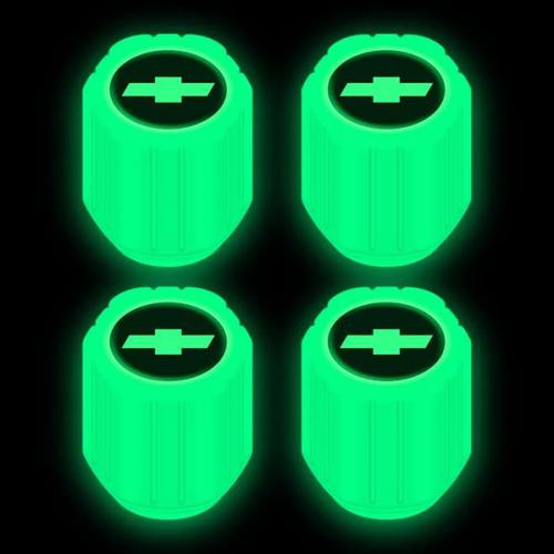 Remplacement Lot De 4 Bouchons De Valve Fluorescent Lumineux Pour Chevrolet
