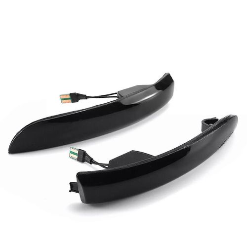 Rétroviseurs Latéraux Dynamiques Clignotants Clignotants Pour Ford Focus 3 Mk3 2012-2018 Se/St/Rs Boîtier Fumé, Led Ambre