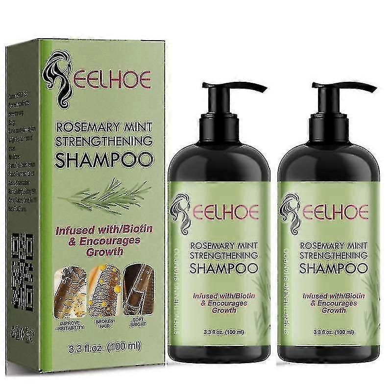 2pcs Shampooing Au Romarin Shampooing Au Romarin Menthe Shampooing ...
