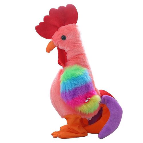 Robot Poulet Pet Toys Électronique Cri Coq Électrique Drôle Danse Chanter Peluche Peluche Musique Animal Pour Enfants Cadeau