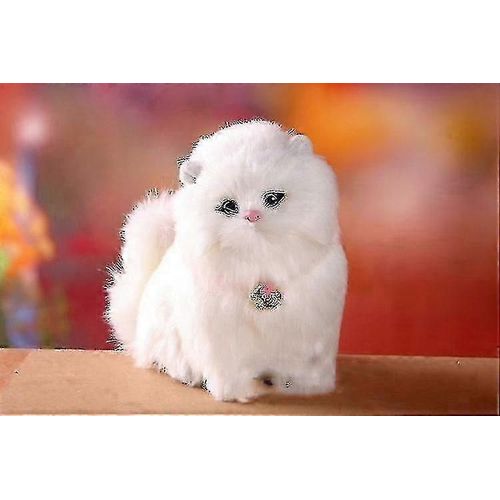 Électronique Peluche Chats Lovely Robot Animal Toy Cute Stuff Electric Cat Miowing Soft Kids Pet Model Décoration Poupée Pour Enfants Cadeau