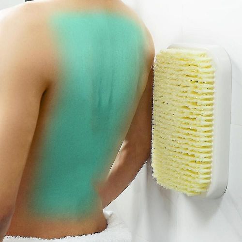 Laveur De Dos Pour Douche Murale Brosse De Douche Exfoliante Mains Libres Pour Un Nettoyage En Profondeur 
