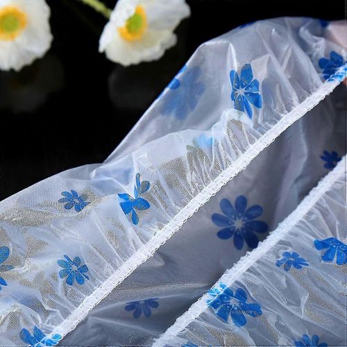 10pcs Imperméable À L¿Eau Douche Cap Point Bath Couverture De Cheveux Chapeau De Bain Élastique Bonnet De Bain Pour Femmes Salle De Bain R 