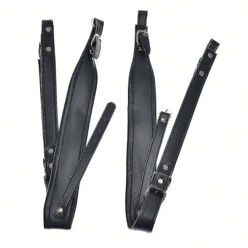 2pcs Réglable En Cuir Accordéon Bandoulières Imperméable À L¿Eau Pour 16-120 Bass Accordéons Pièces De Rechange