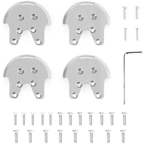 4pcs Alliage D¿Aluminium Anti-Fissure Contrôleur De Base De Montage De Moteur Pour Dji Phantom 2/3-Générique