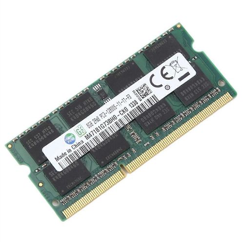 Ddr3 8gb Mémoire d¿ordinateur portable Ram + gilet de refroidissement 1600mhz Pc3-12800 1.5v 204 broches Sodimm 2rx8 pour ordinateur portable mémo