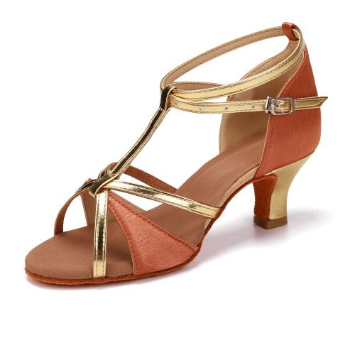 Chaussures De Danse Latine Pour Femmes De Marque Talon D'environ 5cm Et 7cm Pour Salle De Bal Tango Salsa