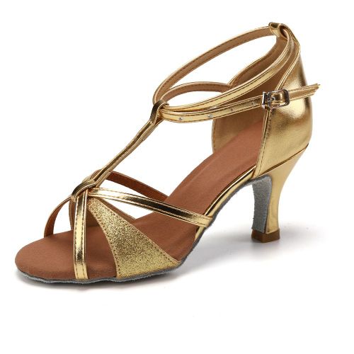 Chaussures De Danse Latine Pour Femmes De Marque Talon D'environ 5cm Et 7cm Pour Salle De Bal Tango Salsa