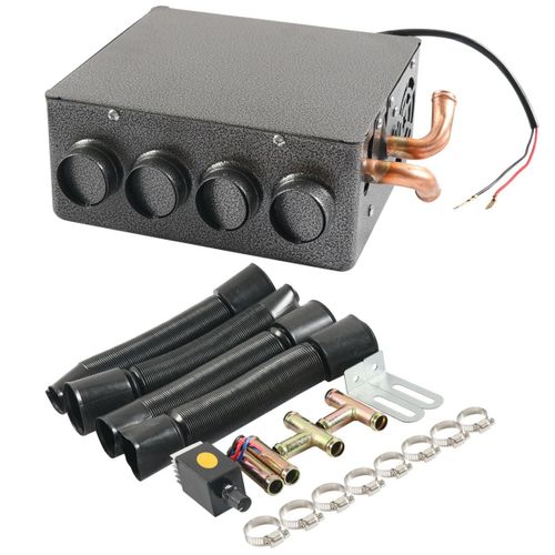 Chauffage Auxiliaire Universel 12v Sous Le Tableau De Bord Avec Interrupteur De Vitesse Pour Voiture Ou Camion Minivans Excavateurs Moissonneuses 4 Ports