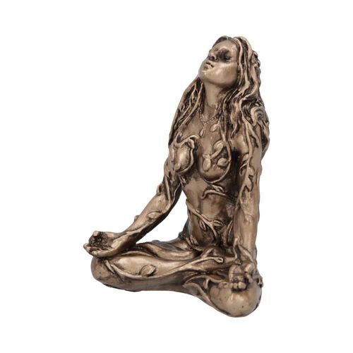 Gaia Mini Mère de la Terre Gaia - Résine Artisanale Petit Ornement Décoratif d'Extérieur