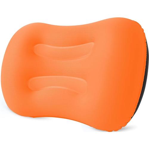 Coussin Gonflable,Oreiller Gonflable Camping,Ultraléger Coussin De Plage, Oreillers De Camping Compressibles Compact,Pour Randonnée,Extérieur(Orange)