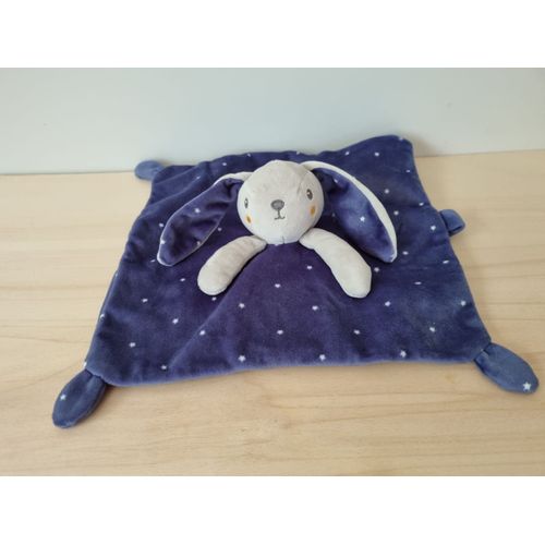 Doudou Lapin Gris Bleu Étoiles Blanche Simba Toys