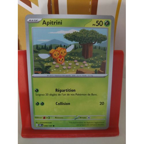 Carte Pokémon Apitrini 008/197 Obf Flammes Obsidiennes