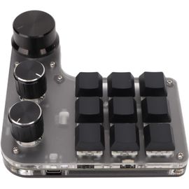 Clavier Macro Programmable à 16 Touches, 3 Boutons, 3 Modes, Clavier Mécanique Personnalisable, Commutateur Bleu, Pavé Numérique Remplaçable à Chaud, Clavier De Jeu Avec Lumière RCG (blanc
